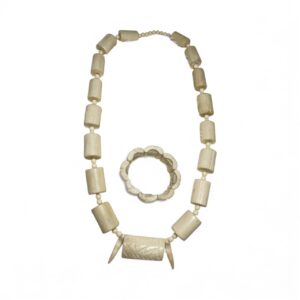 Original Traditional High Chief Coral Bone Beads - Set