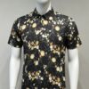 Floral vintage shirt for men and women, button down, short sleeve, suitable for cooperate and casual