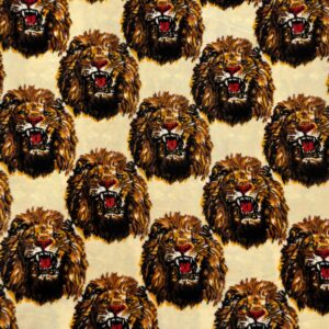 Isi Agụ, Traditional Chieftaincy Fabric-velvet material- 2yards
