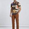 Men’s 2 piece set_vintage shirt with pants_quality lightweight fabrics very suitable for summer outings or events