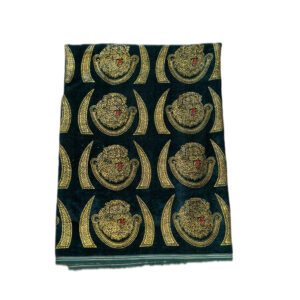 Isi Agụ, Traditional Chieftaincy Fabric - velvet material-2yards